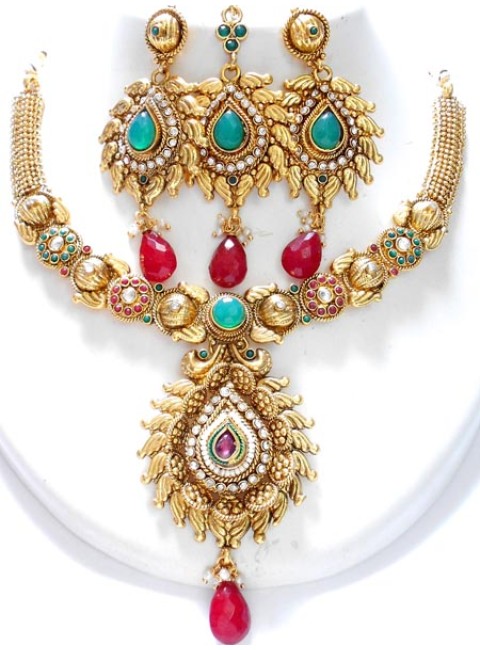 Polki Necklace Set